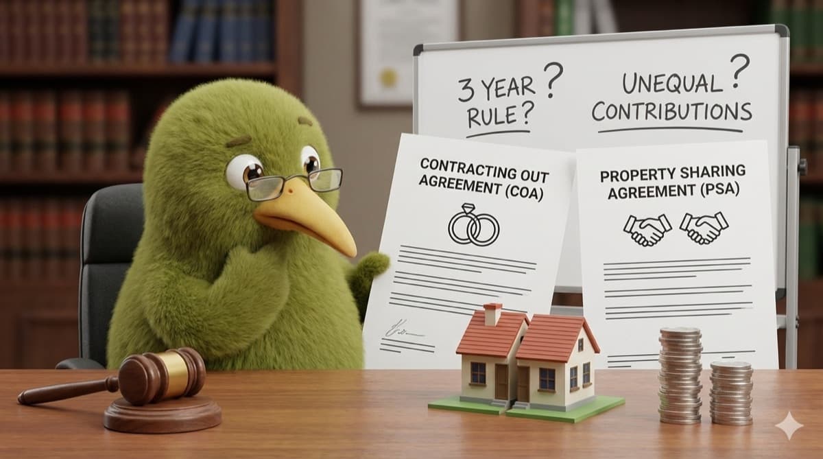 Do I Need a Contracting Out Agreement or a Property Sharing Agreement?