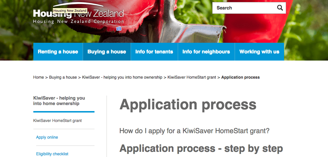 KiwiSaver Homestart Grant